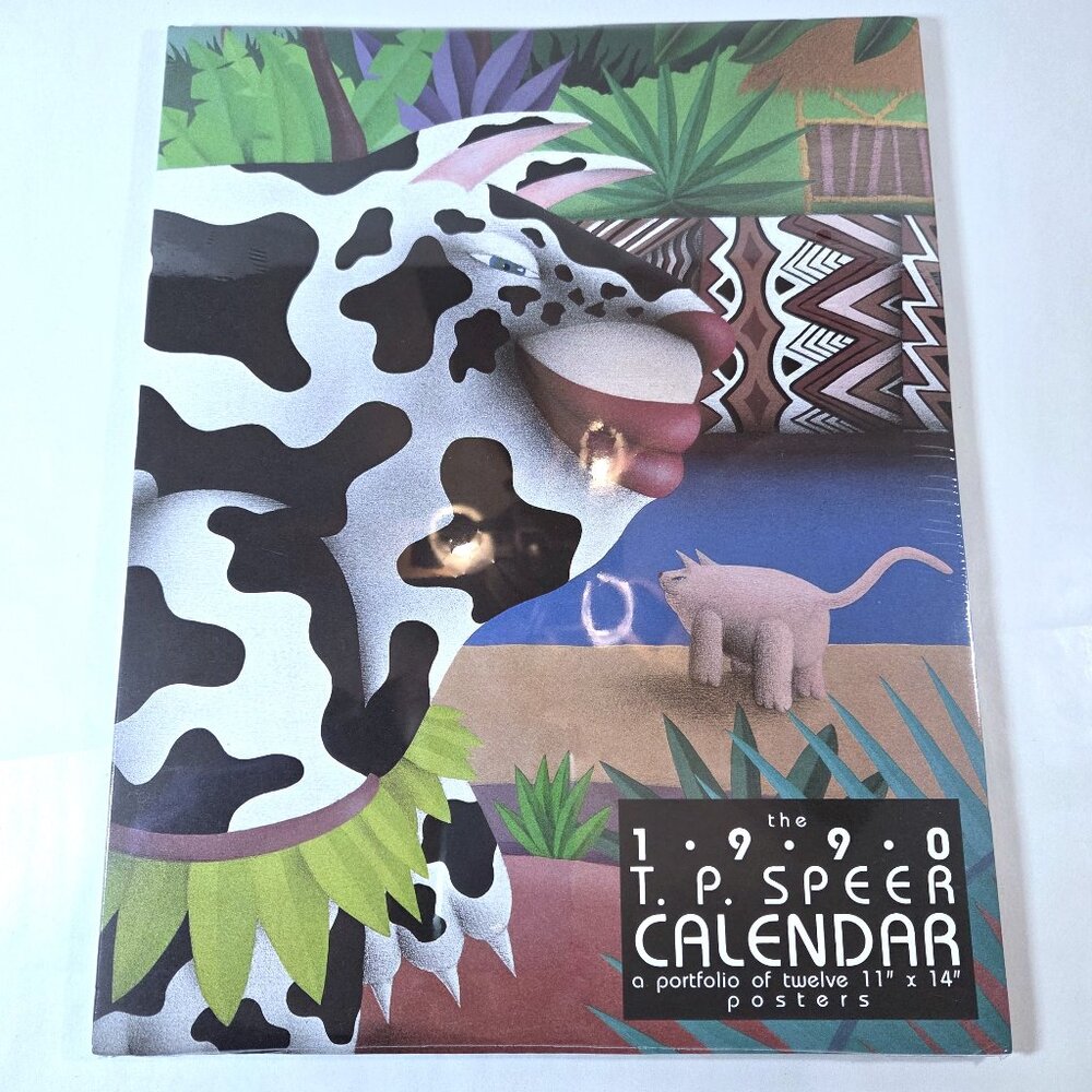 NIB Rare Vintage T.P. Speer 1990 Poster Calendar